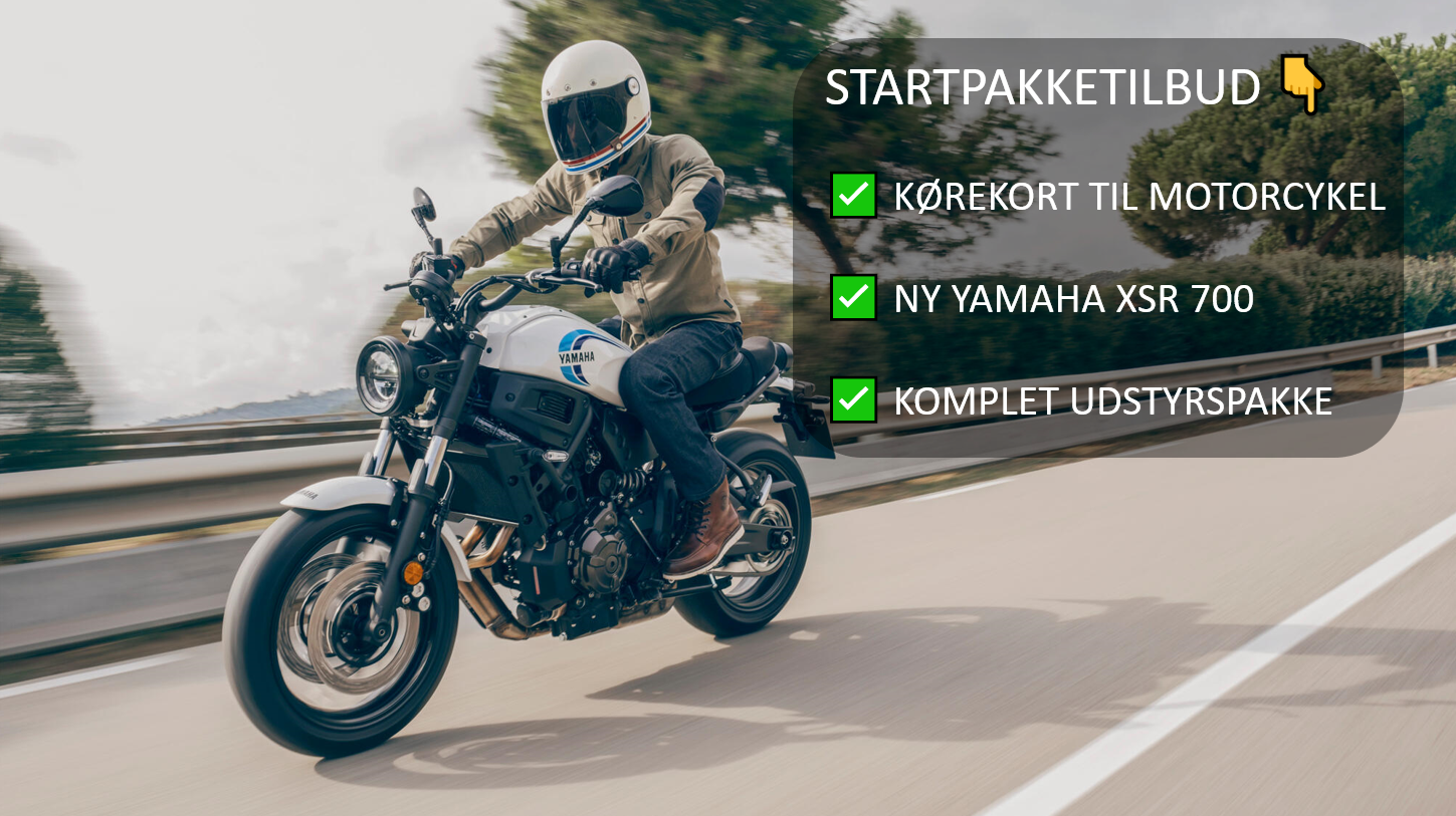 yamaha xsr700 startpakke