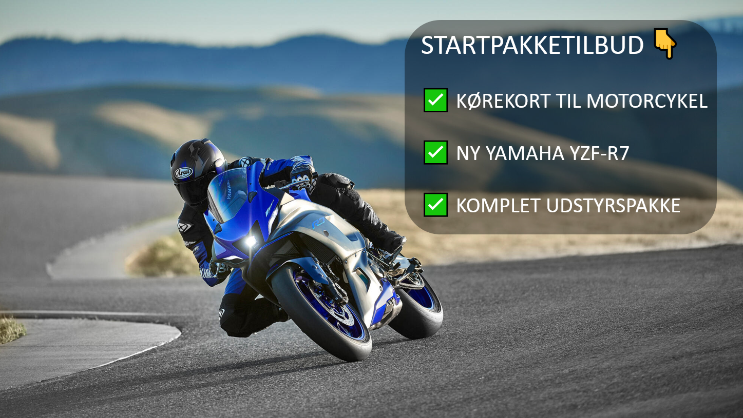 yamaha yzf-r7 startpakke